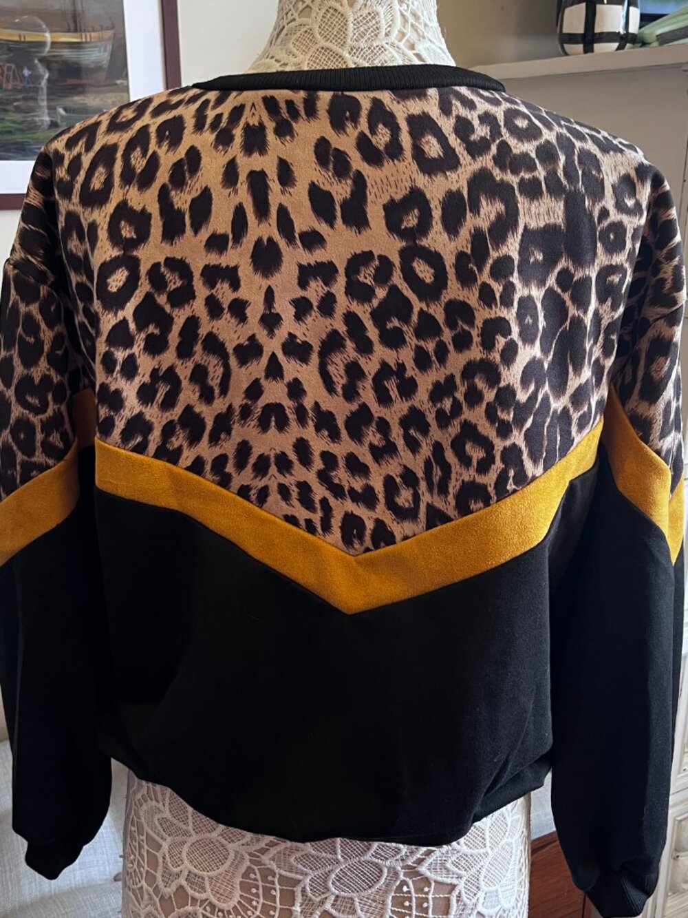 Leopard print soft sweater - Picture 2 of 2